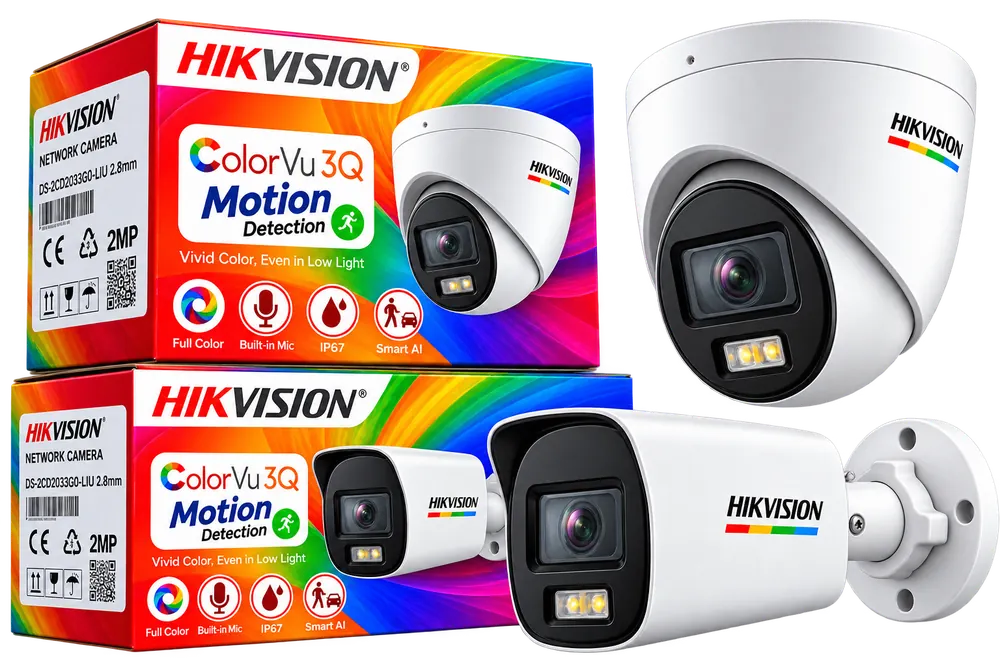 Hikvision ColorVu security cameras