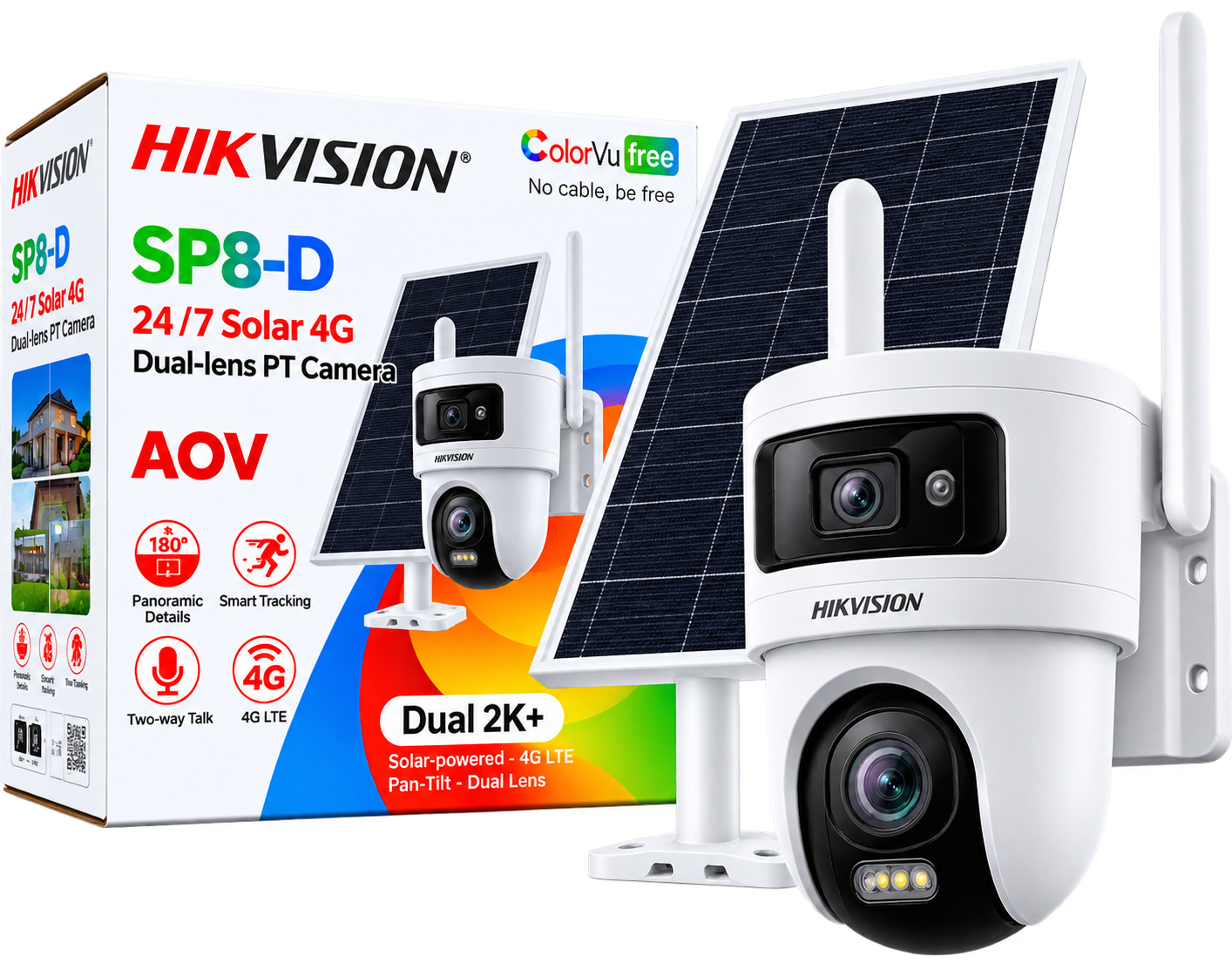 Hikvision SP4 solar 4G camera