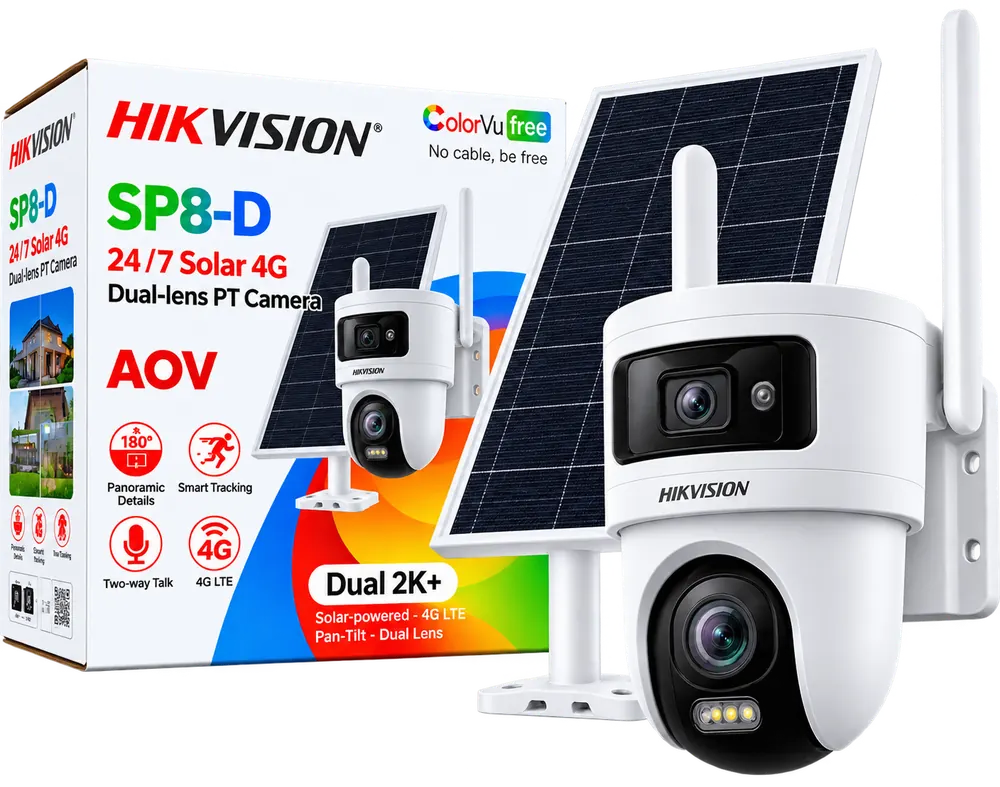 Hikvision SP4 solar 4G camera